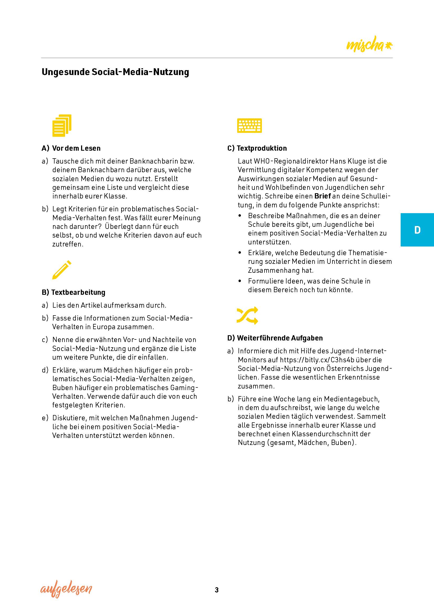 aufgelesen WS 2024/25 zwei