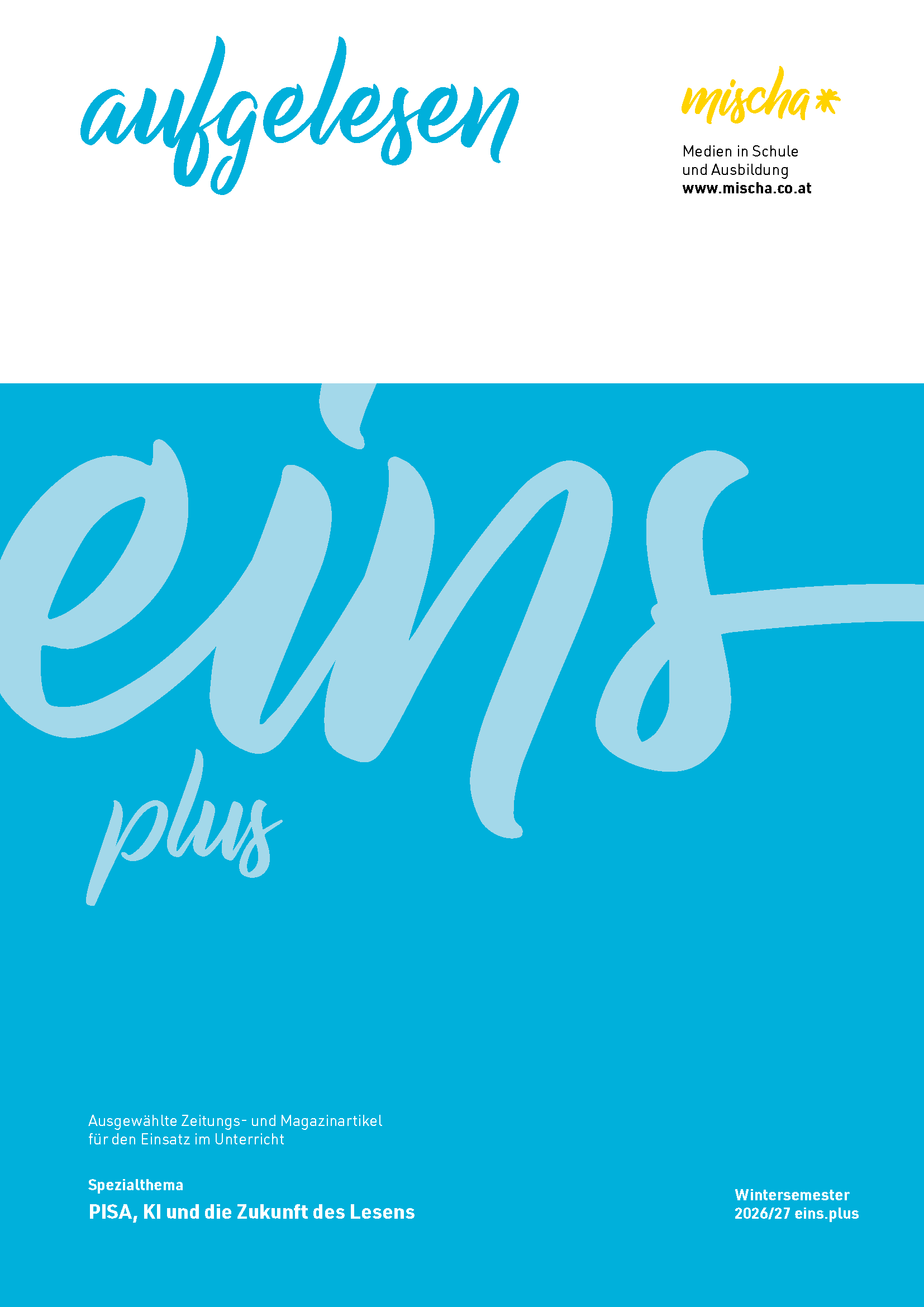 aufgelesen.plus WS 2026/27 eins