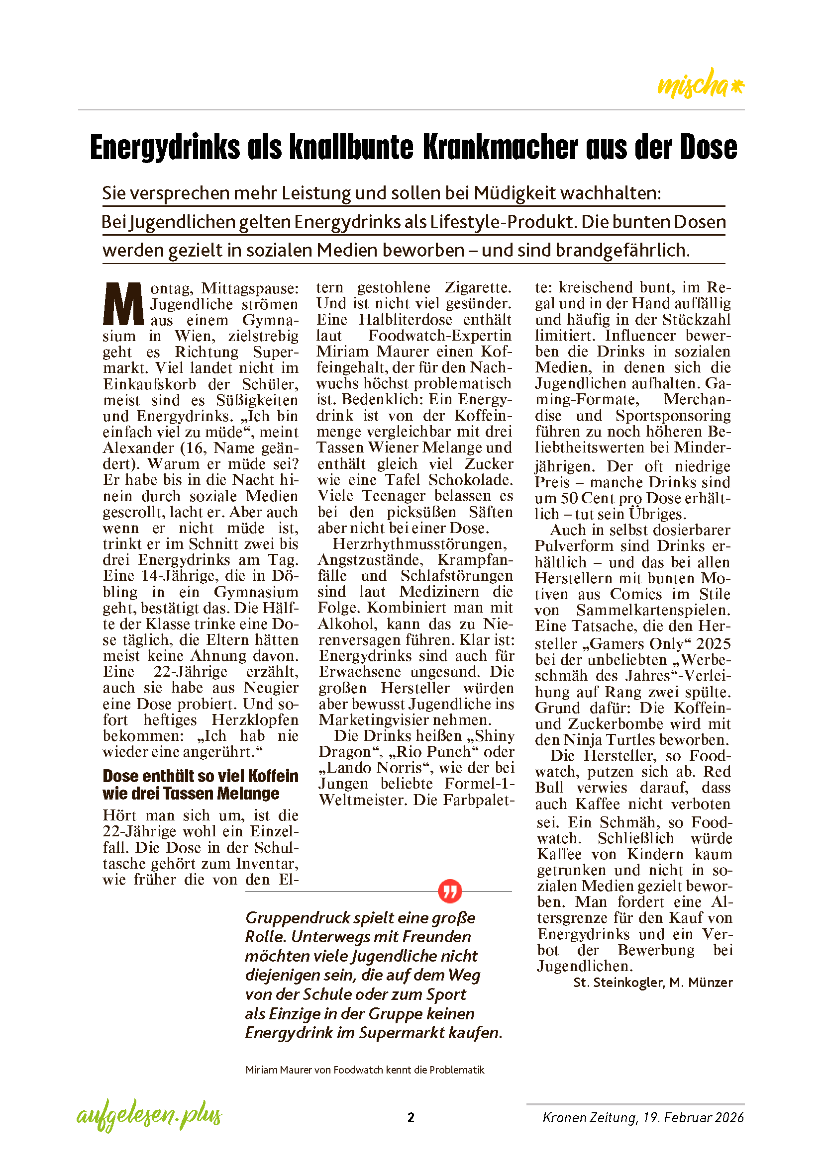 aufgelesen.plus SS 2026 zwei