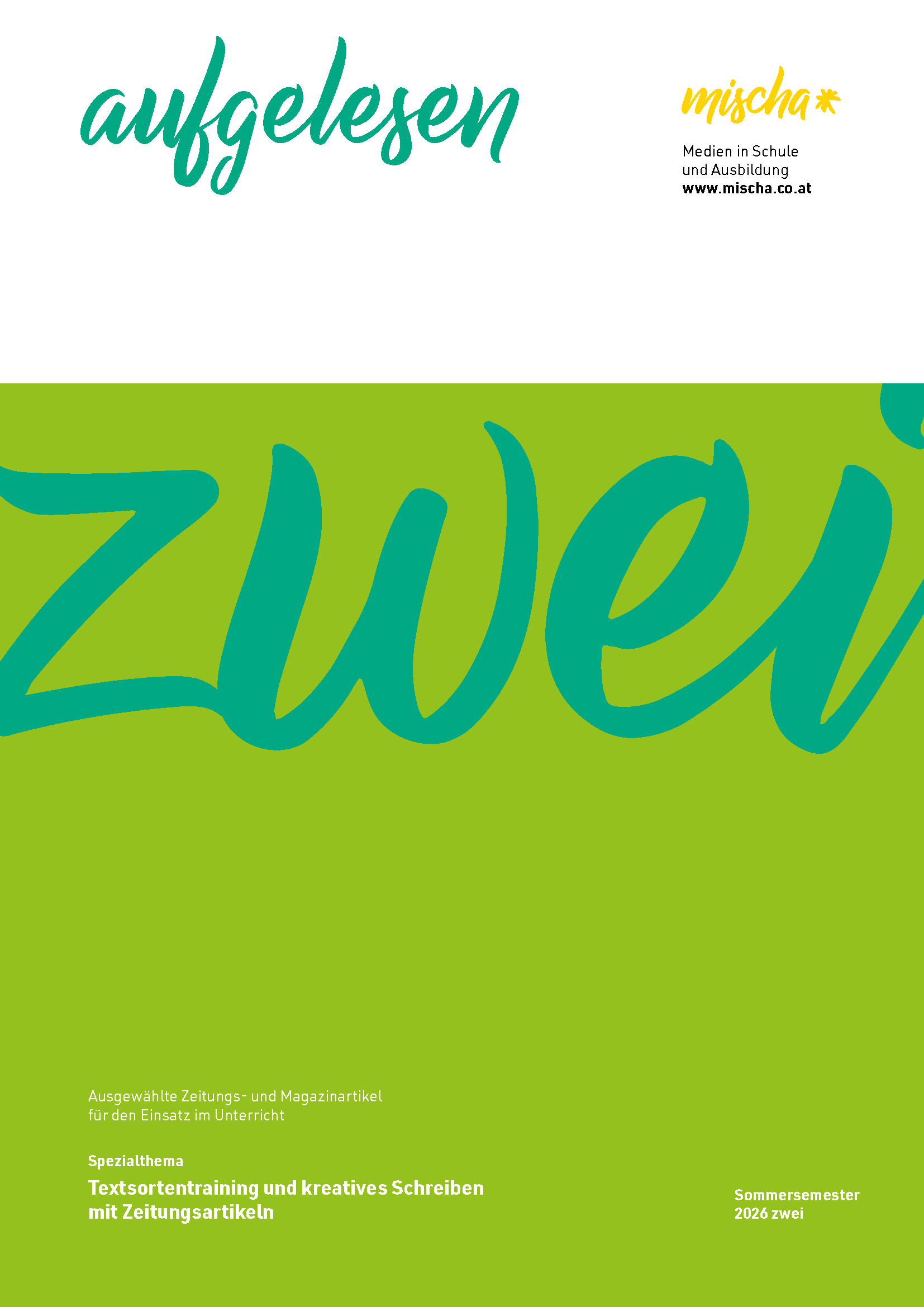 aufgelesen SS 2026 zwei