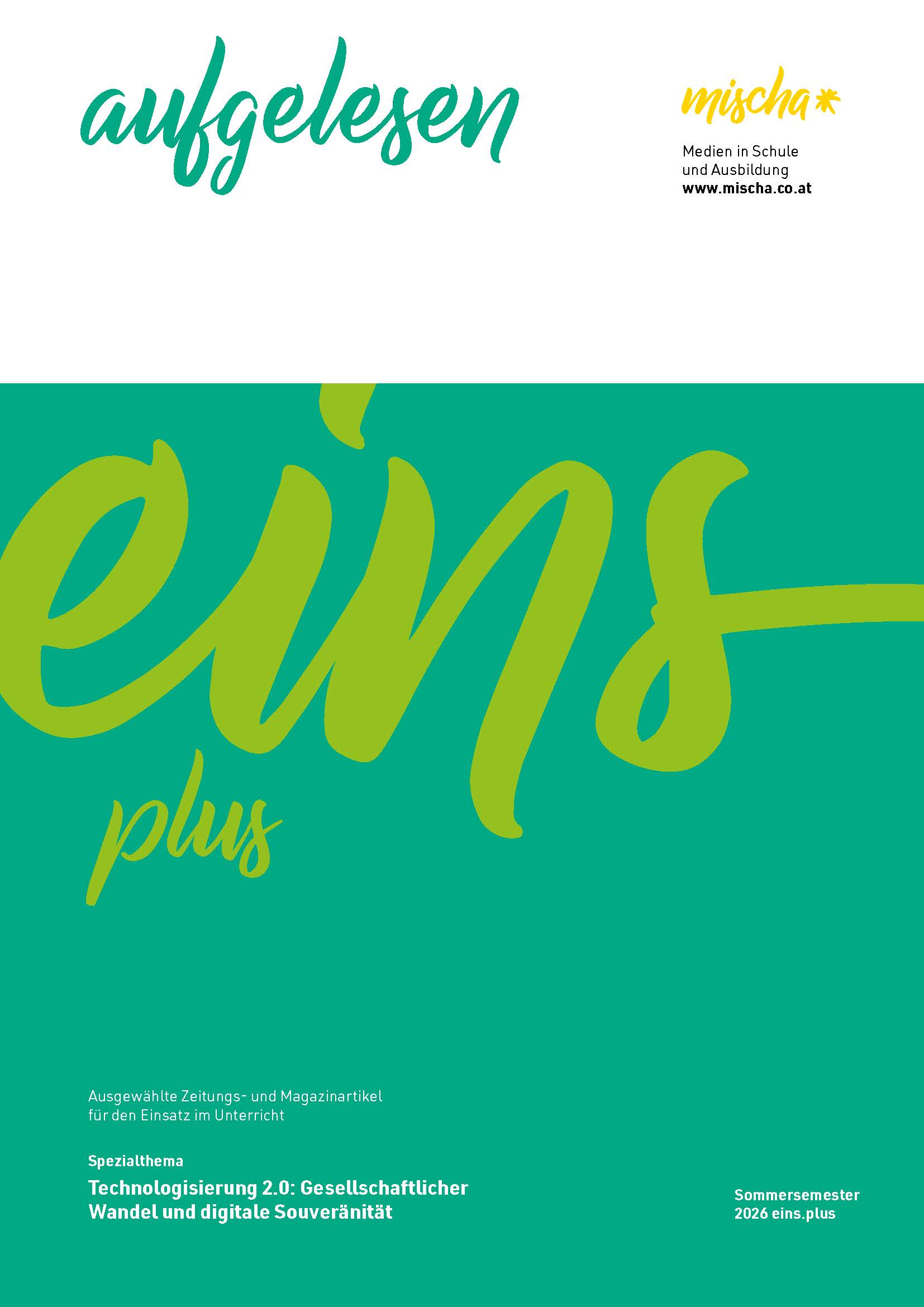 aufgelesen.plus SS 2026 eins