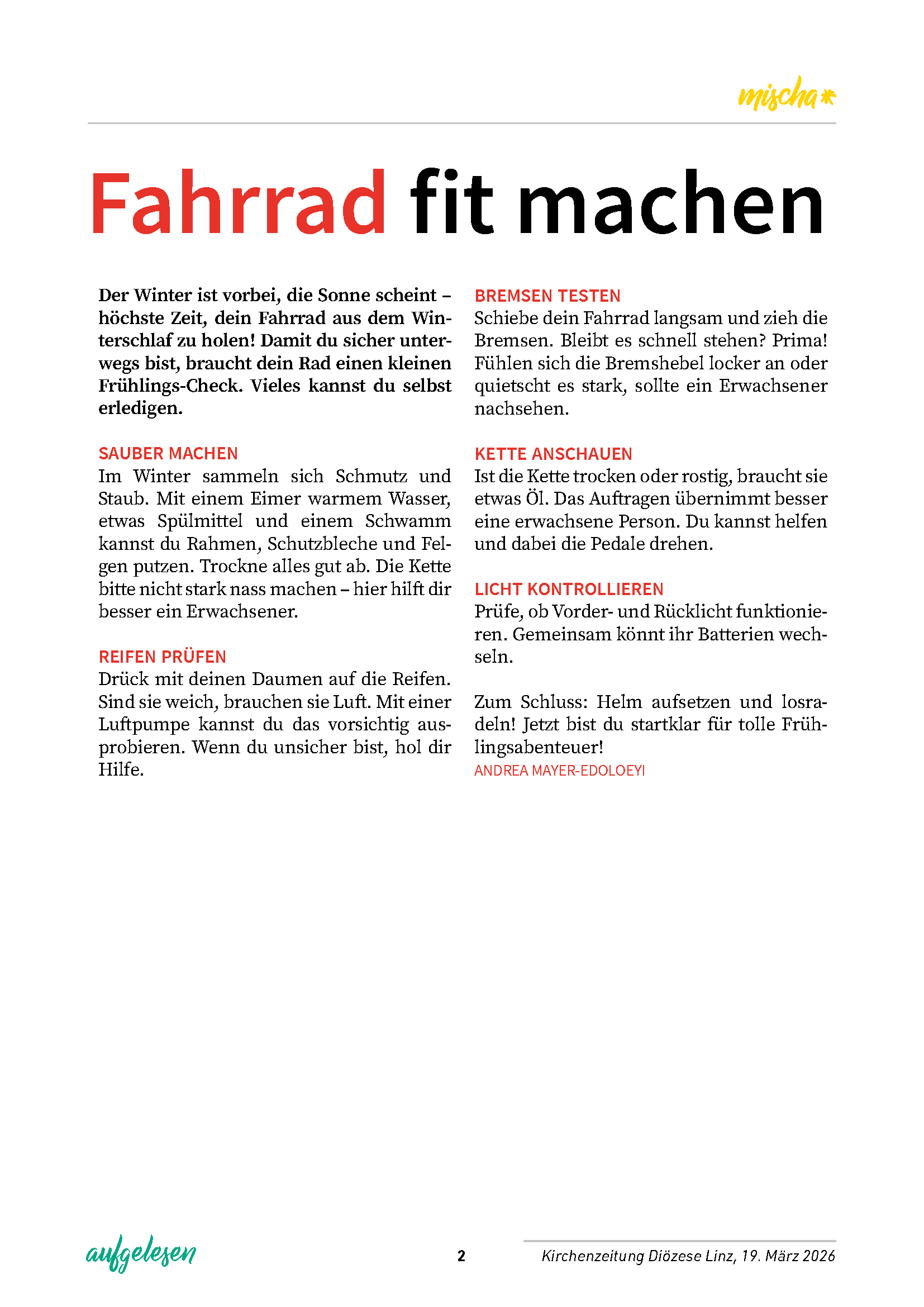 aufgelesen SS 2026 zwei