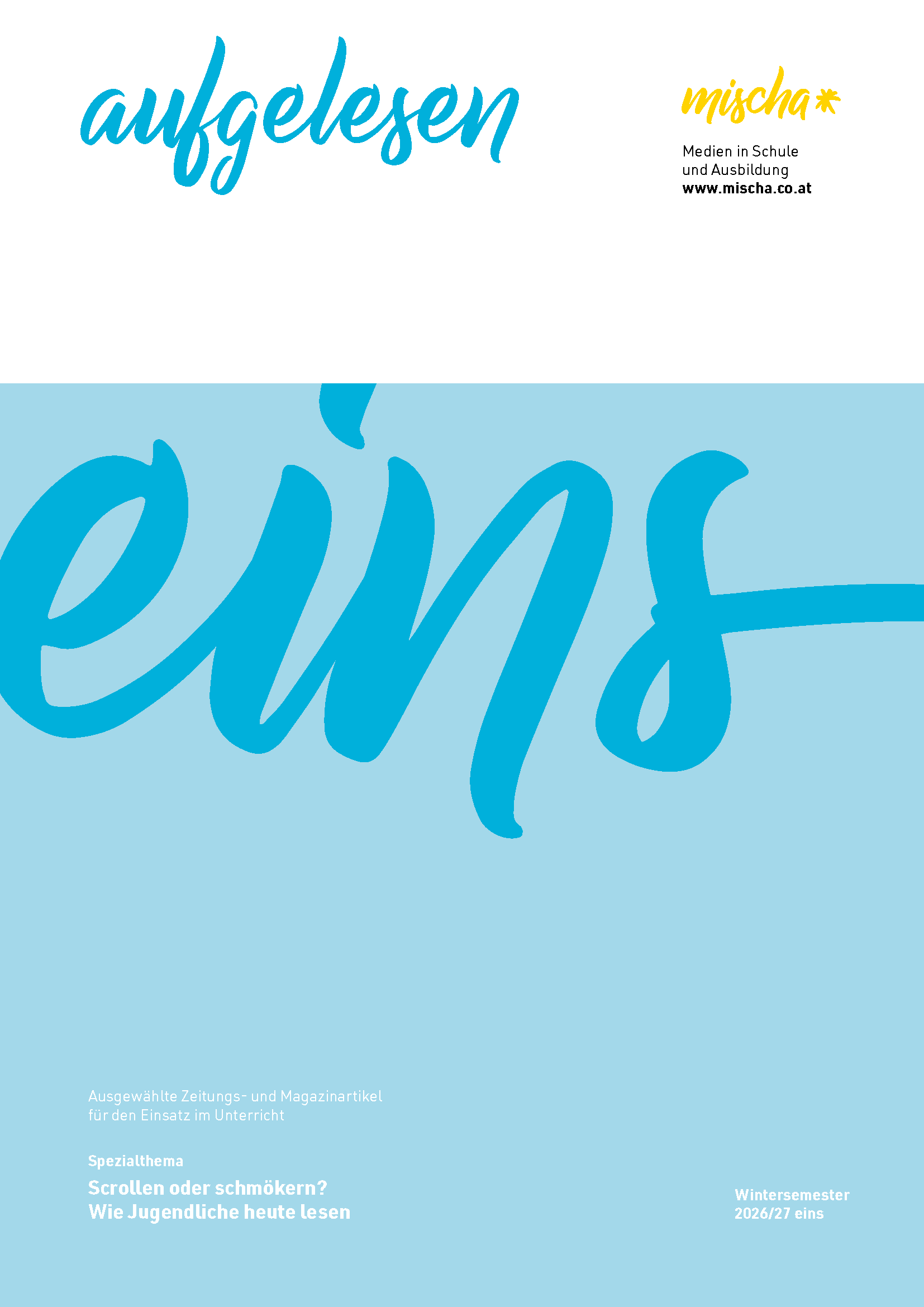 aufgelesen WS 2026/27 eins 