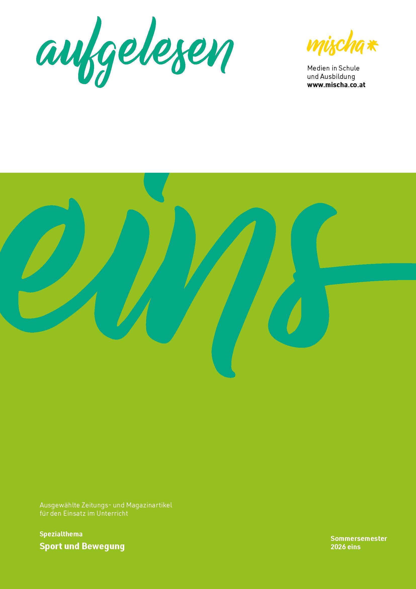 aufgelesen SS 2026 eins