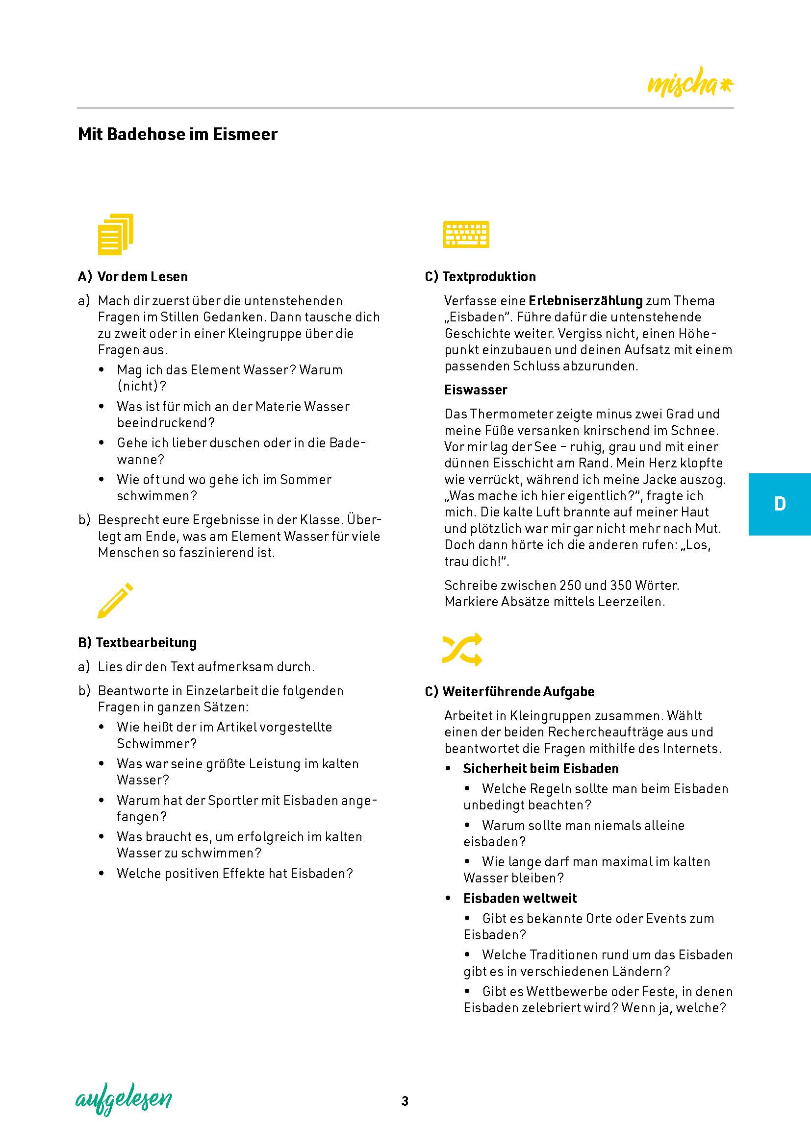 aufgelesen SS 2026 eins