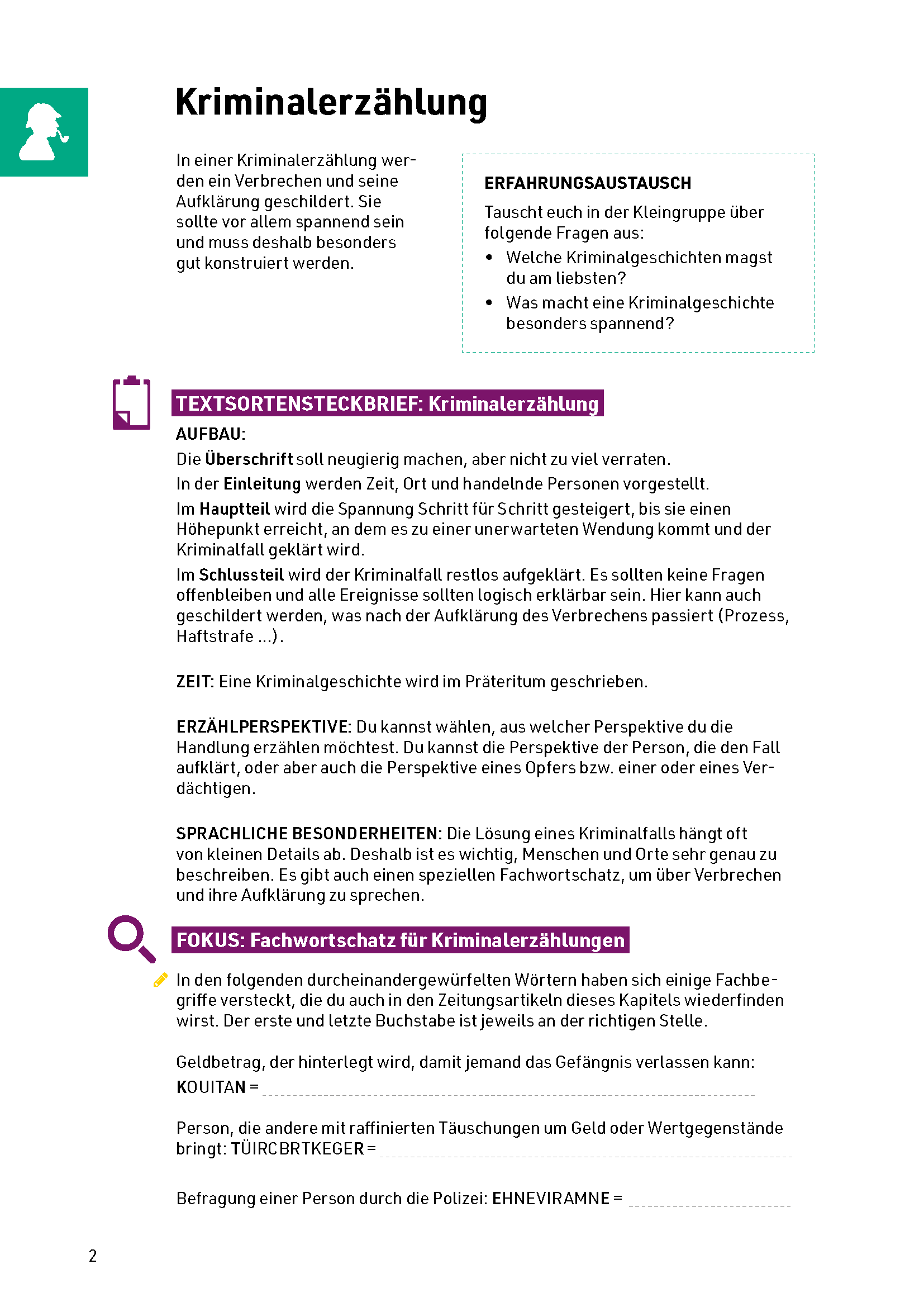 Textsortentraining II