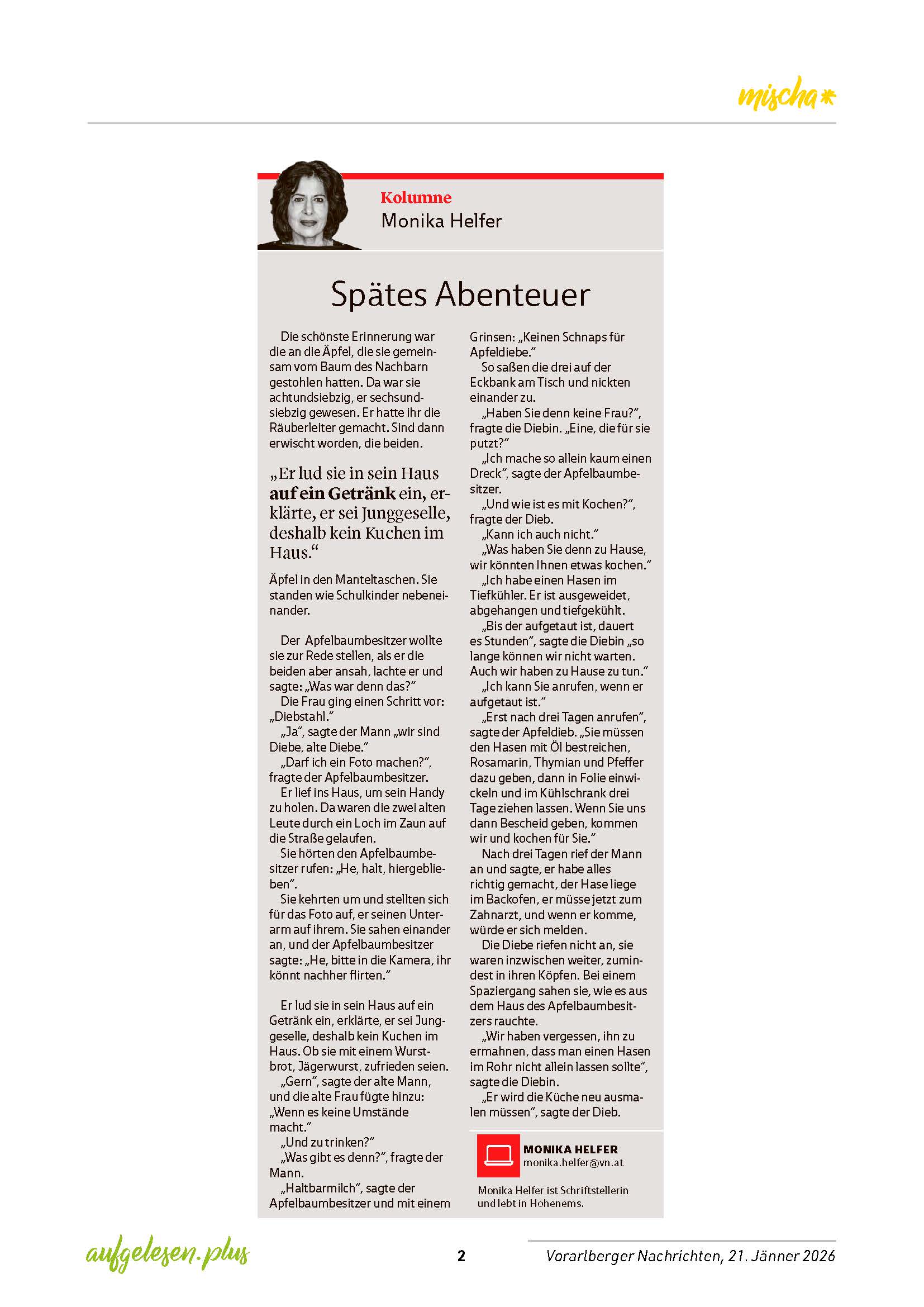 aufgelesen.plus SS 2026 eins