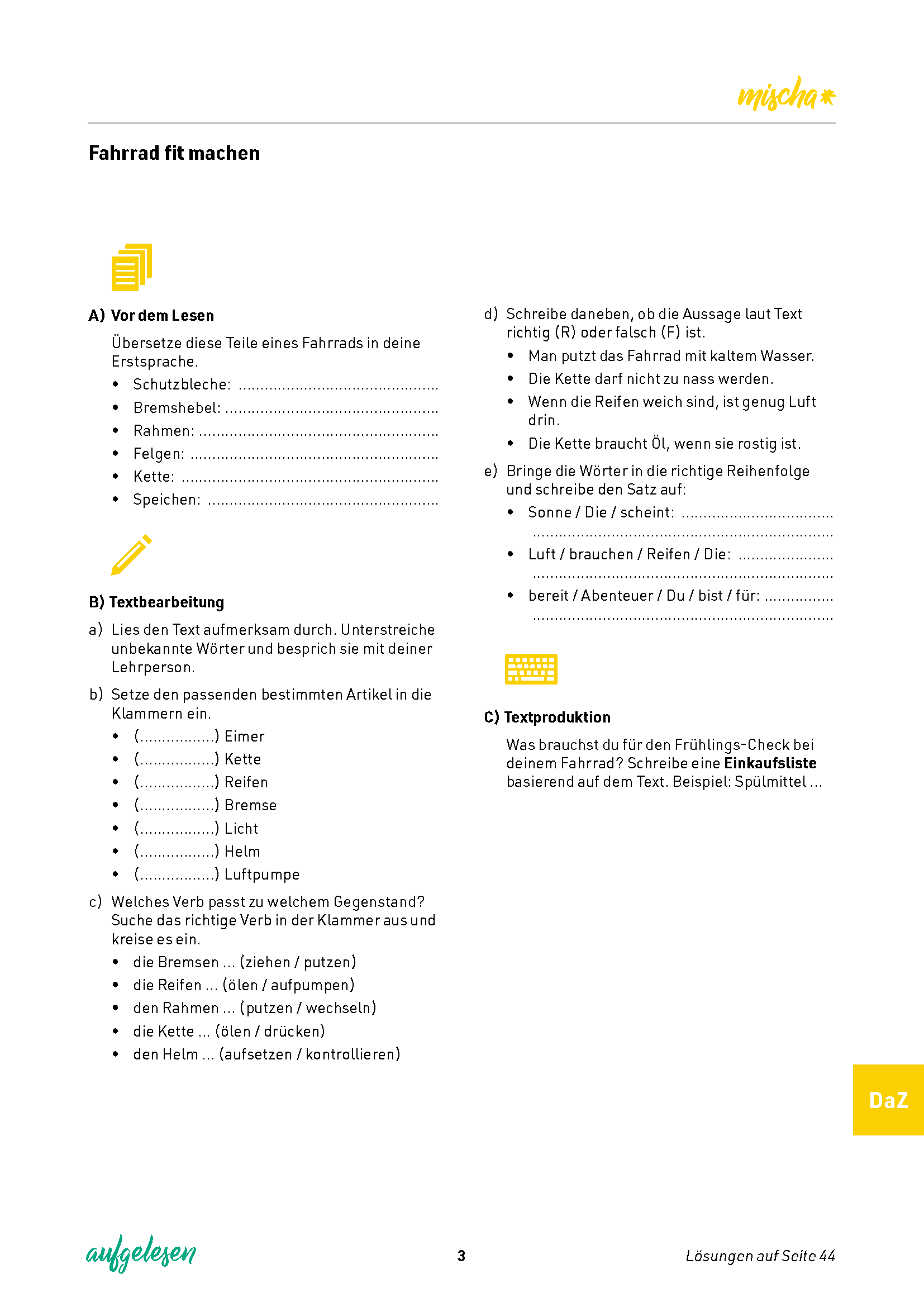 aufgelesen SS 2026 zwei