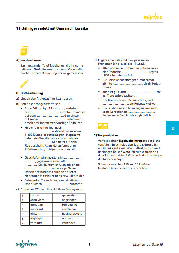 aufgelesen WS 2025/26 eins